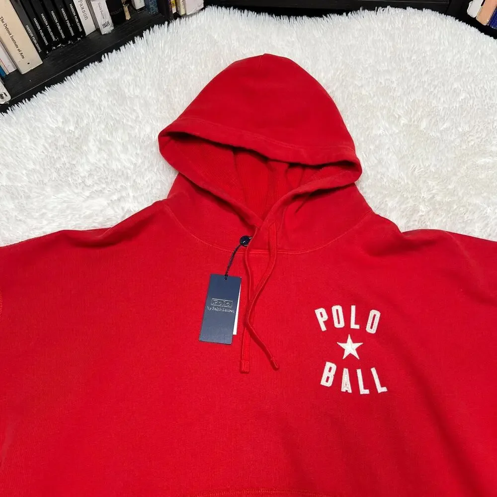 POLO RALPH LAUREN HOODIE POLO BALL VINTAGE FIT SIZE XL